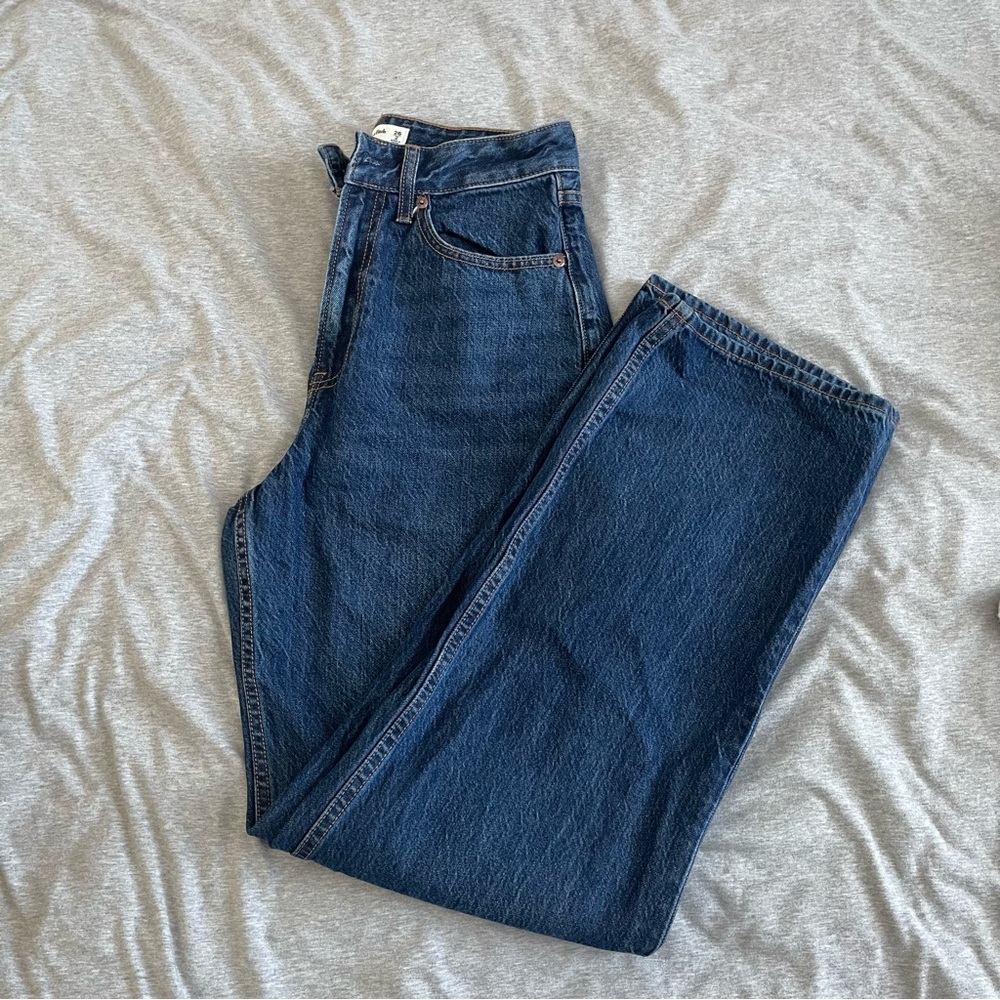 abercrombie & fitch curve love high rise loose jean